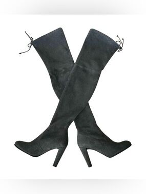 New STUART WEITZMAN Highland Over The Knee Suede Boots Size 8